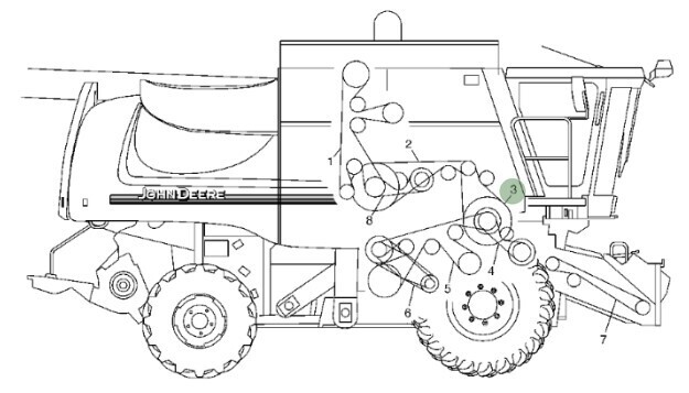 Juego de correas acelerador de alimentación