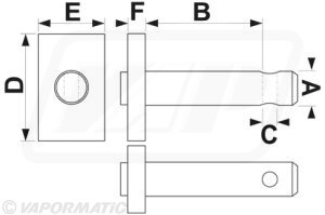 Perno (bulón) tensor lateral