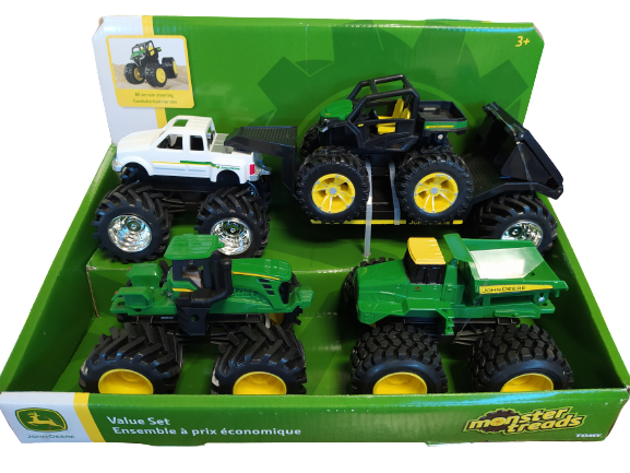 Todo Terreno - Monster Trucks John Deere Pack De 4