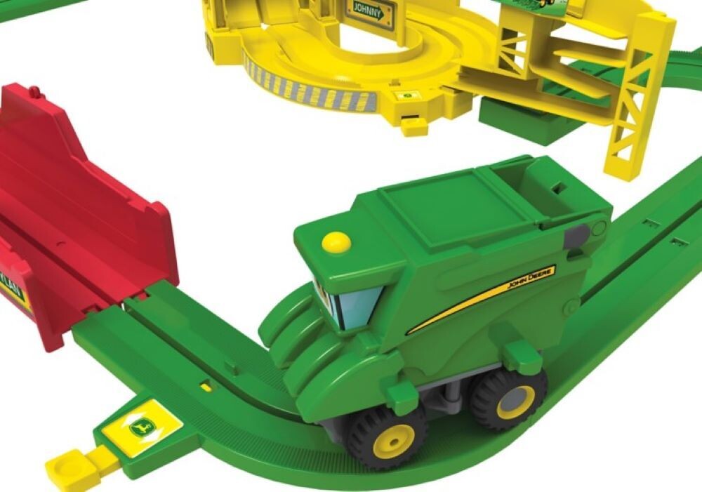 Juego De Granja Con Pista John Deere Motorizado