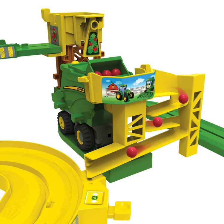 Juego De Granja Con Pista John Deere Motorizado