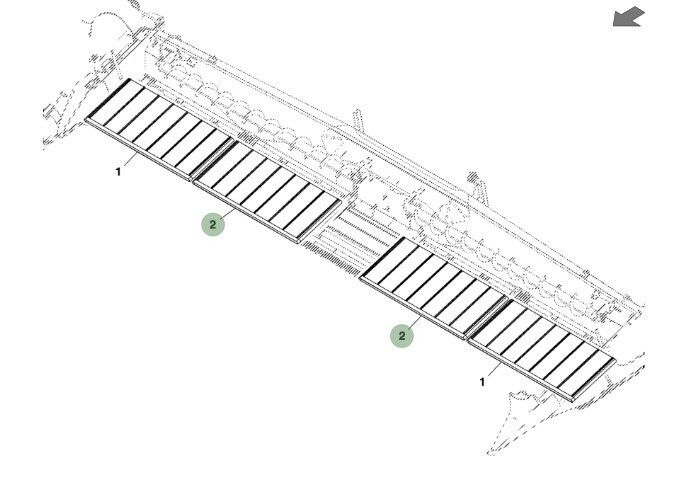 Lona (correa) lateral interior larga 600FD