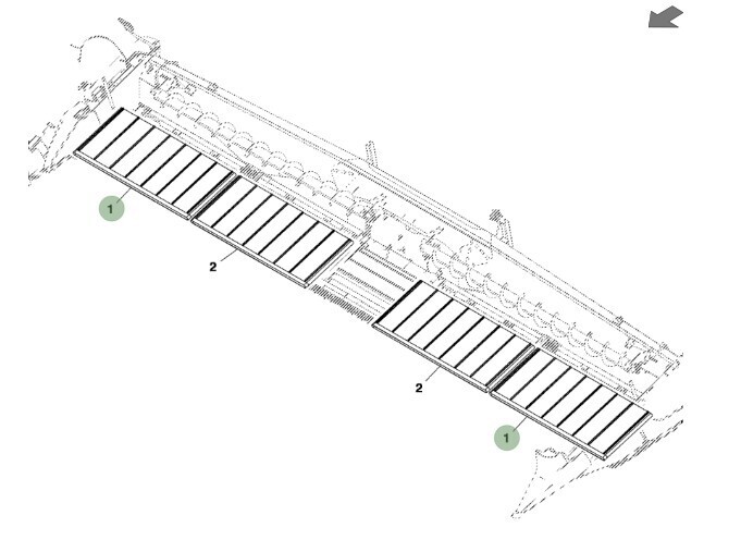 Lona (correa) lateral exterior corta 600FD