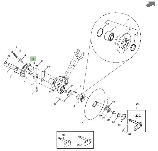 Tapadera, Cubierta, ajuste de profundidad