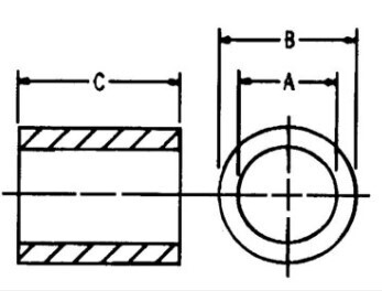 Casquillo rueda de cierre