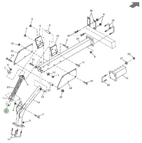 Casquillo rueda de cierre