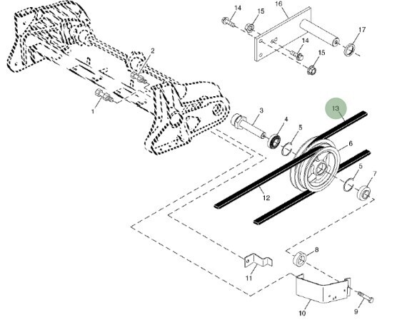 Correa trapezoidal embrague electromagnético
