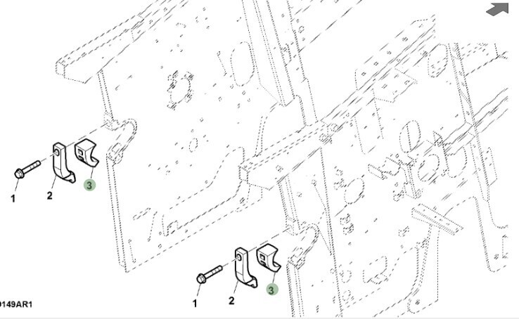 Retenedor pivote de alimentación