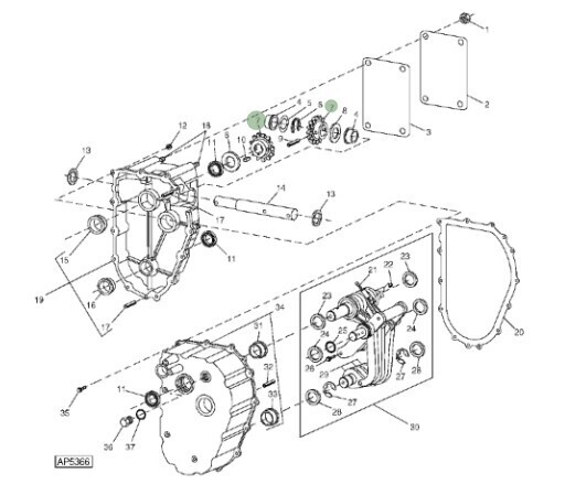 Engranaje 13 dientes