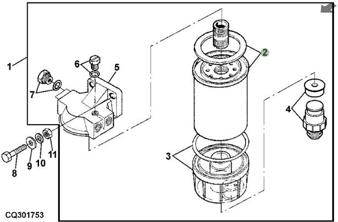 Filtro de combustible