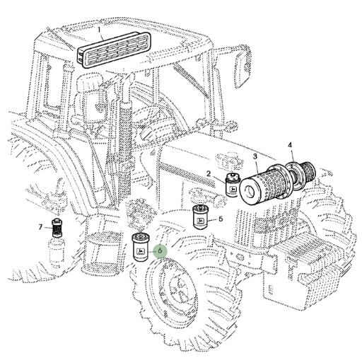 Filtro de aceite hidráulico