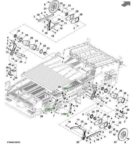 Brazo bandeja agitadora