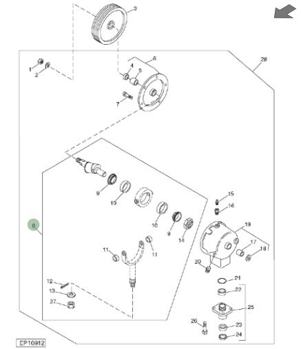 Horquilla mando de cuchilla