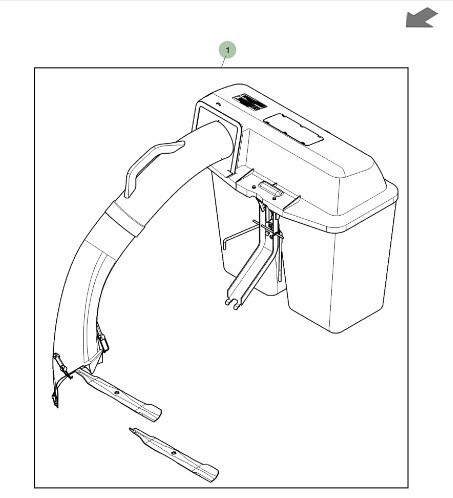 Sistema de recolección de material 42"