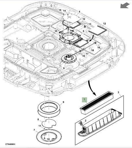Filtro de aire carbón activo
