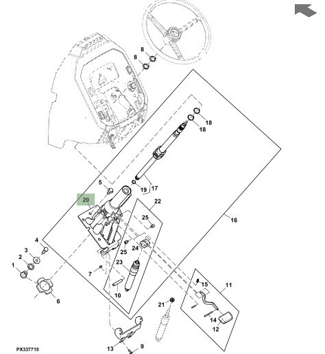 Carcasa de dirección