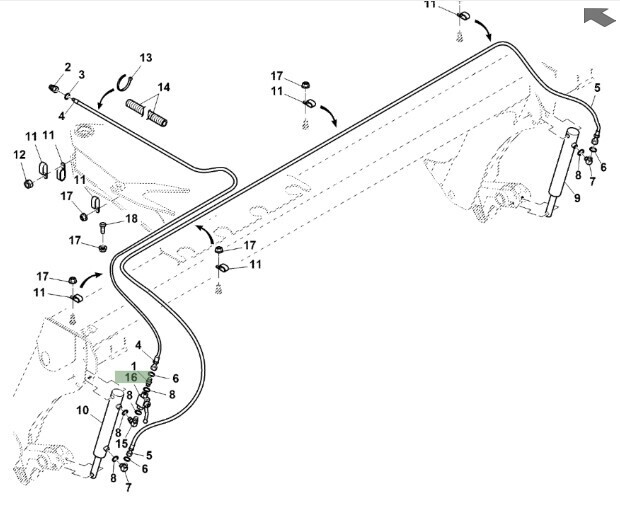 Válvula hidráulica de bloqueo de elevacion