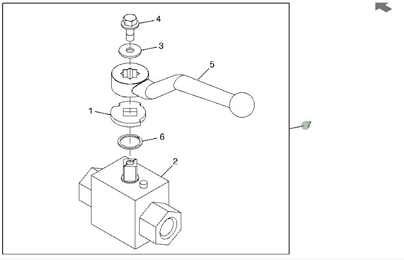 Válvula hidráulica de bloqueo de elevacion