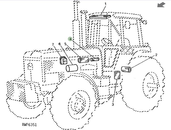 Filtro de aire secundario