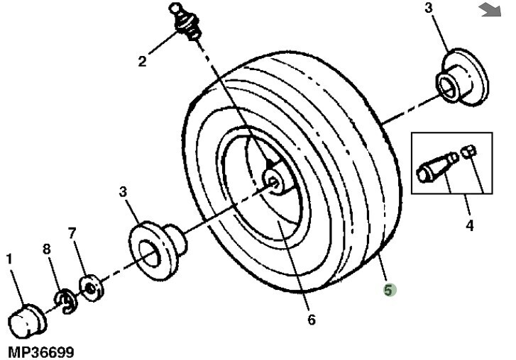 Neumático 15 x 6.00 - 6