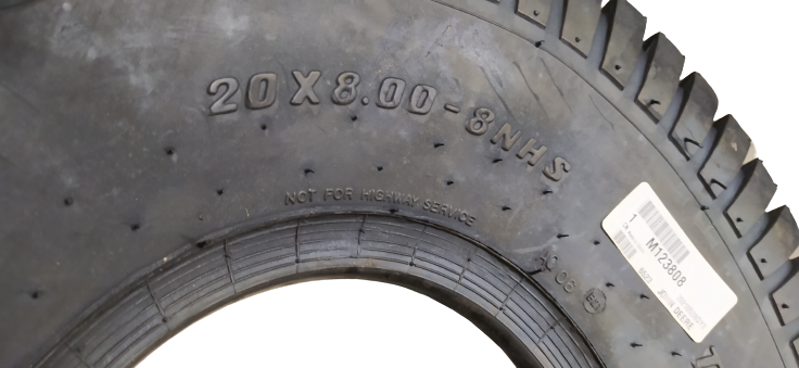 Neumático 20 x 8.00 - 8