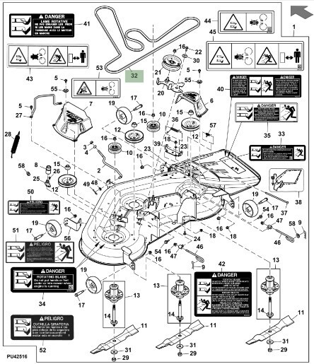 Correa plana impulsión de plataforma