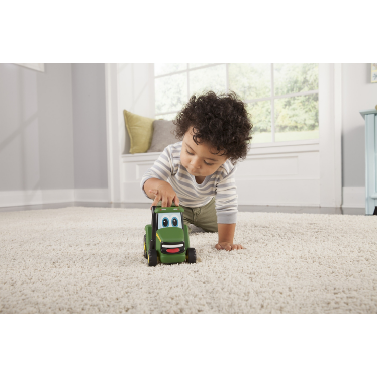 Tractor de juguete John Deere Johnny Push N Roll