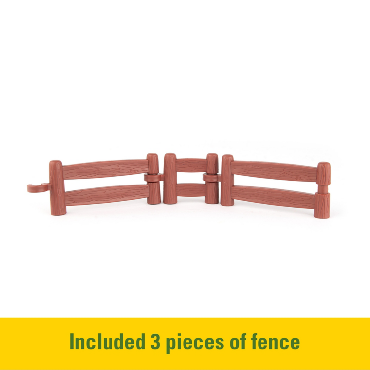 John Deere Build-a-Buddy - Corey Cosechadora con, granero, valla, cerdo, caballo y destornillador. John Deere Build-a-Buddy - Corey Cosechadora con, granero, valla, cerdo, caballo y destornillador.