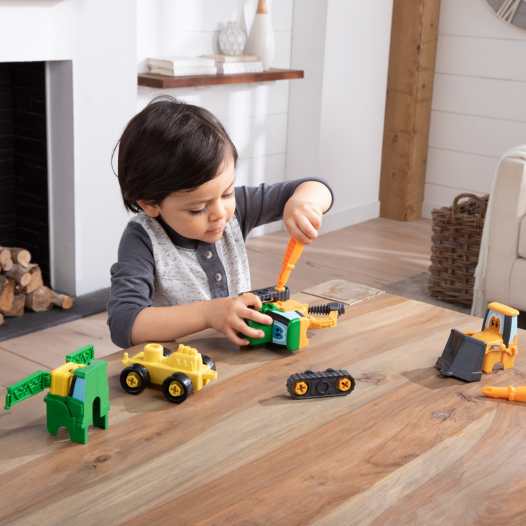 Pulverizador John Deere Build-a-Buddy - Juguete para desmontar.
