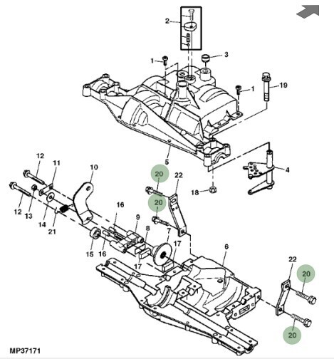 Tornillo x 5 unidades M8 X 20