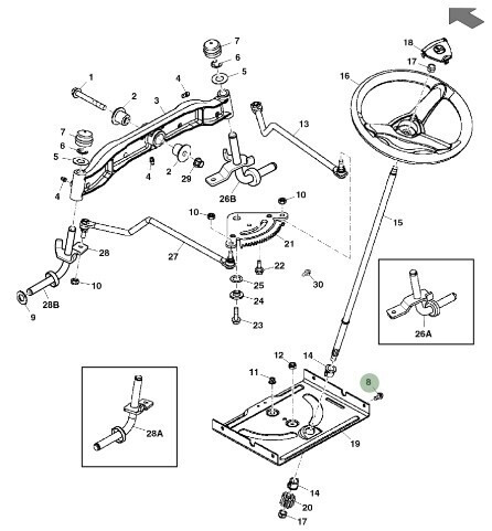 Tornillo x 5 unidades M8 X 20
