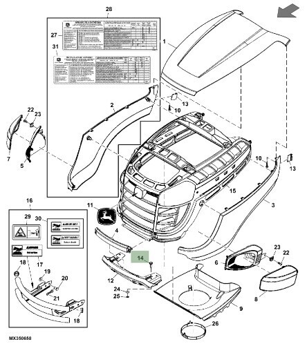 Tornillo x 5 unidades M8 X 20