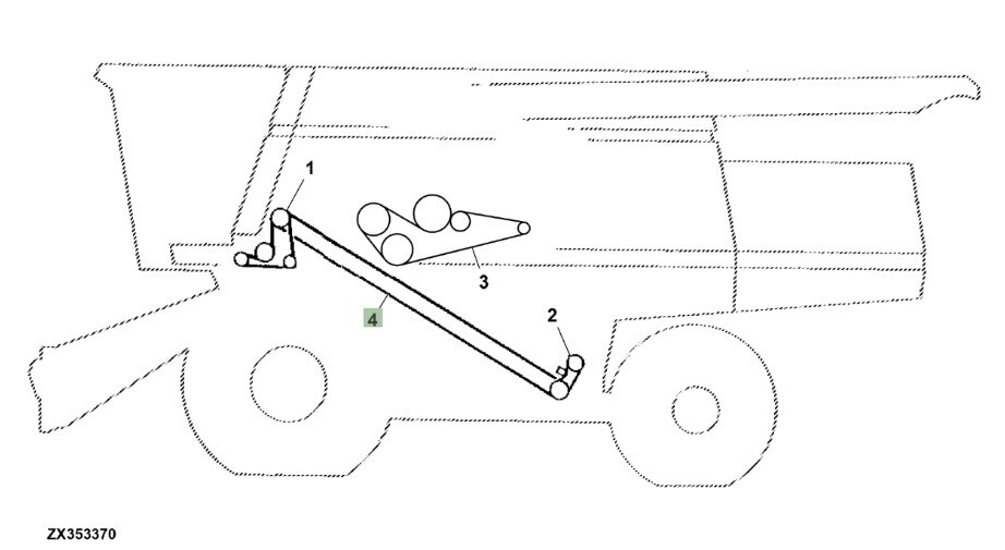 Cadena elevador de retrilla