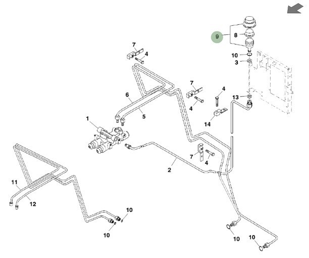 Depósito liquido de frenos