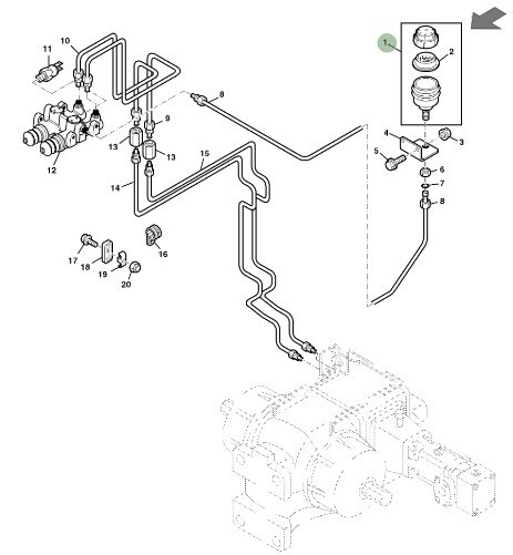 Depósito liquido de frenos