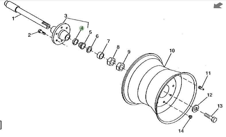 Pista exterior de rodamiento