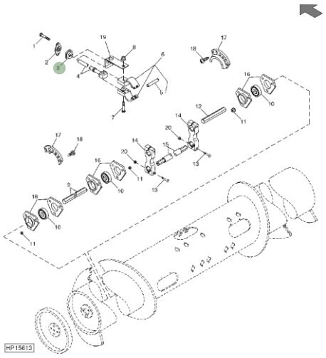 Guía dedo plástico de sin fin