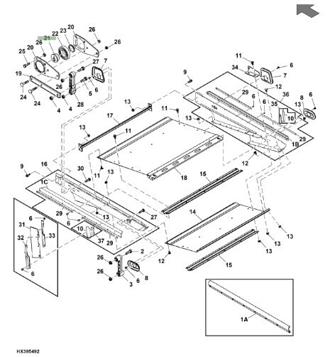 Collarín exterior (Leva izquierda)