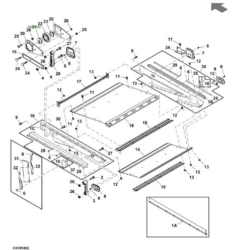 Collarín exterior (Leva ext. derecha)