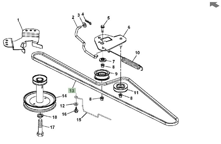 Correa mando de transmisión