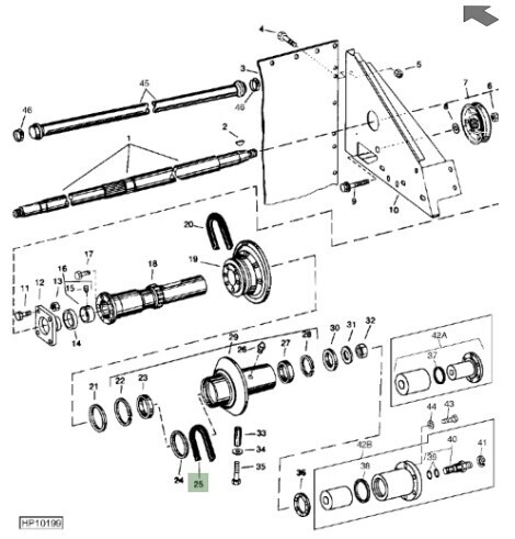 Correa accionamiento del cilindro