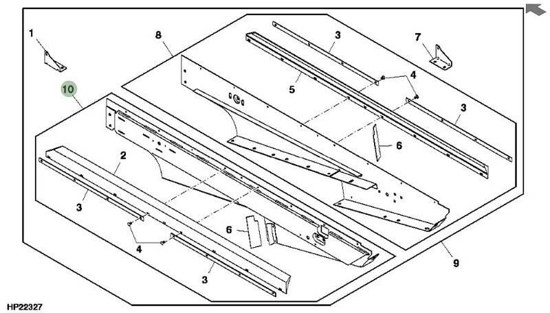 Lateral izquierdo caja de zaranda