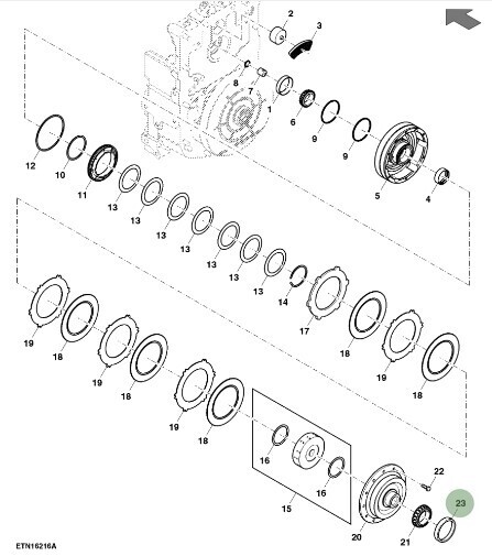 Pista exterior de rodamiento