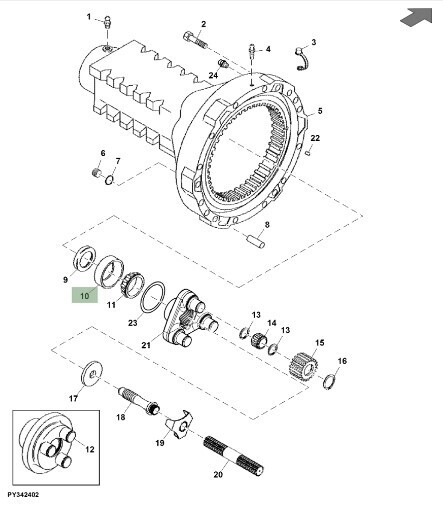 Pista exterior de rodamiento