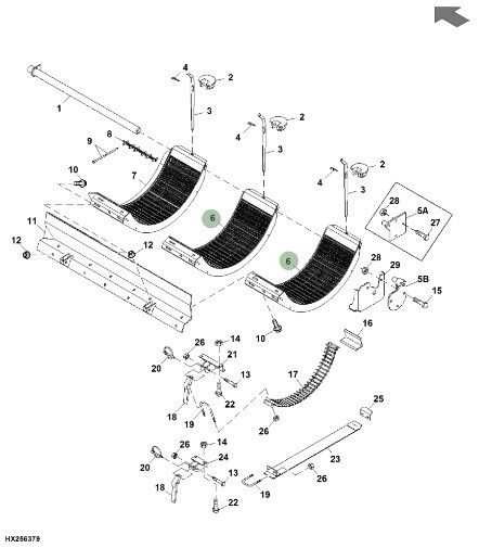 Cóncavo medio/trasero (grano pequeño)