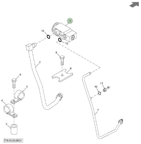 Válvula de expansión de aire acondicionado