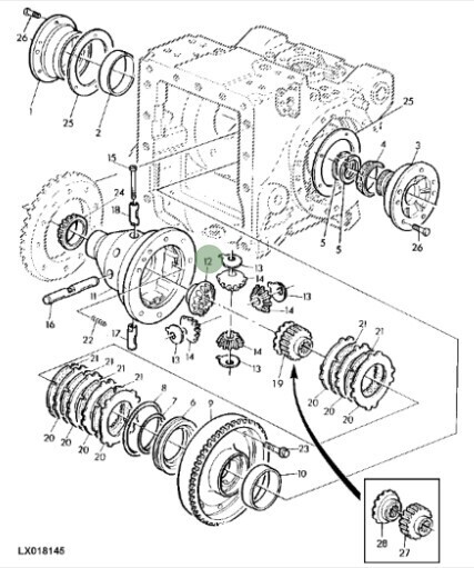 Engranaje de diferencial