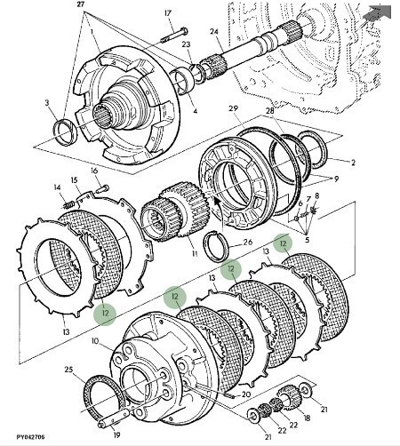 Plato fricción (x3)
