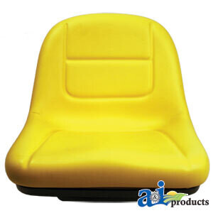 Asiento, tractor de jardín, respaldo alto