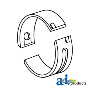 Juego de cojinete del cigüeñal 0.010" (0.25mm)